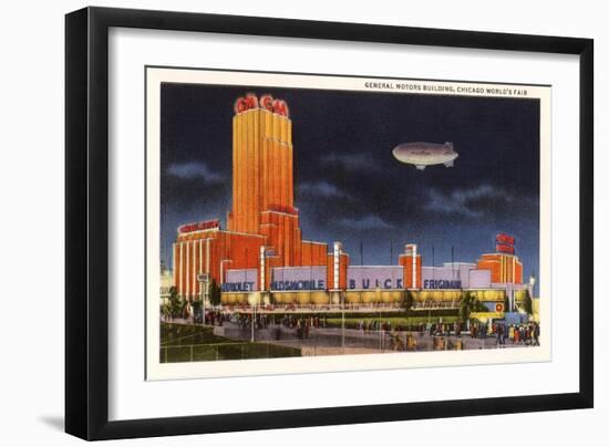 General Motors Building, Chicago World's Fair-null-Framed Art Print