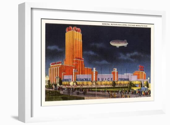 General Motors Building, Chicago World's Fair-null-Framed Art Print