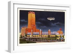 General Motors Building, Chicago World's Fair-null-Framed Art Print