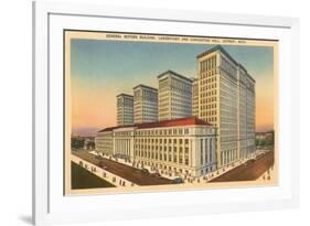 General Motors Building, Detroit, Michigan-null-Framed Art Print