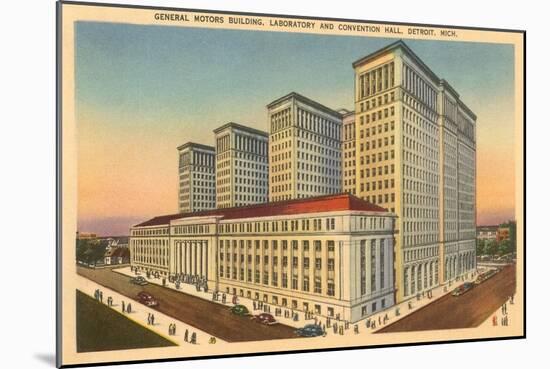 General Motors Building, Detroit, Michigan-null-Mounted Art Print