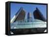 General Motors Corporate Headquarters in the Renaissance Center, Detroit, Michigan, Usa-Paul Souders-Framed Stretched Canvas