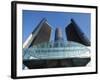 General Motors Corporate Headquarters in the Renaissance Center, Detroit, Michigan, Usa-Paul Souders-Framed Photographic Print