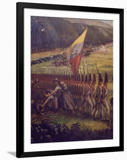 General Narino's Troops-null-Framed Giclee Print