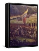 General Narino's Troops-null-Framed Stretched Canvas