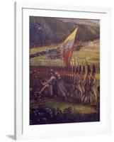 General Narino's Troops-null-Framed Giclee Print