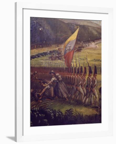 General Narino's Troops-null-Framed Giclee Print