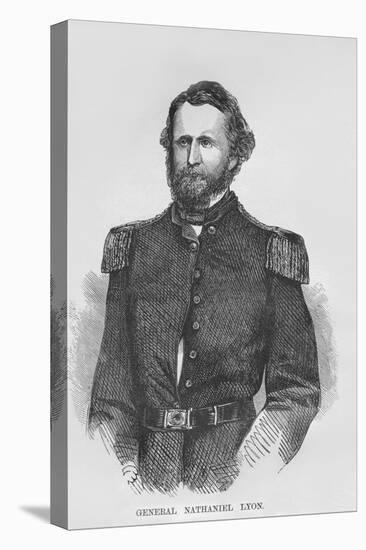 General Nathaniel Lyon-Frank Leslie-Stretched Canvas