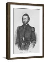 General Nathaniel Lyon-Frank Leslie-Framed Art Print