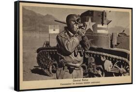 General Patton-null-Framed Stretched Canvas