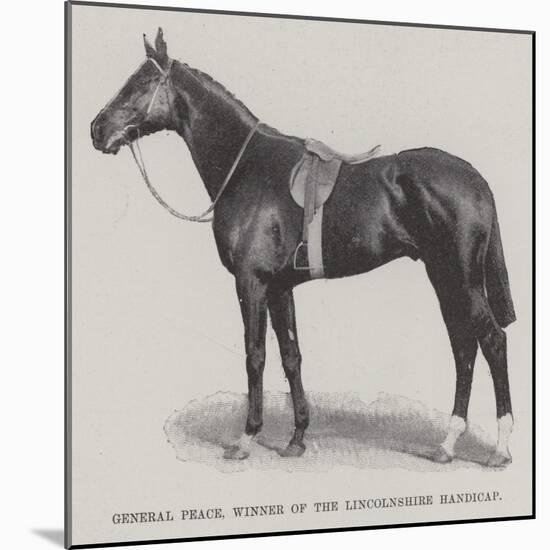 General Peace, Winner of the Lincolnshire Handicap-null-Mounted Giclee Print