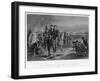 General Pepperell at the Siege of Louisburg, Canada, 18th Century-W Ridgeway-Framed Giclee Print