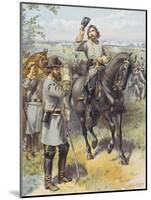 General Pickett Taking the Order to Charge from General Longstreet, Battle of Gettysburg, 3rd…-Henry Alexander Ogden-Mounted Giclee Print