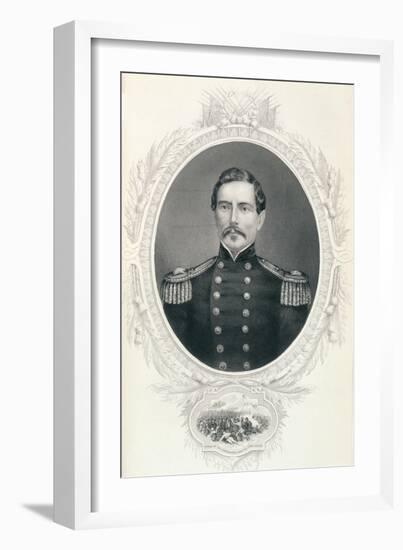 General Pierre Gustave Toutant Beauregard from "The History of the United States"-null-Framed Giclee Print