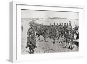 General Piet Cronje's Force on their March South During the Second Boer War-Louis Creswicke-Framed Giclee Print