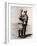 General Pietro Badoglio with General Magliocco, 1935, Ethiopian War-null-Framed Giclee Print