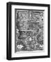 General Plan of the Town and Chateau of Versailles, with Its Gardens, Forests and Fountains-Pierre Lepautre-Framed Giclee Print