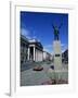 General Post Office and Jim Larkin Statue, O'Connell Street, Dublin, Eire (Rpublic of Ireland)-Neale Clarke-Framed Photographic Print