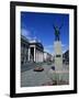 General Post Office and Jim Larkin Statue, O'Connell Street, Dublin, Eire (Rpublic of Ireland)-Neale Clarke-Framed Photographic Print
