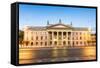 General Post Office Building at Dusk, Dublin, County Dublin, Republic of Ireland, Europe-Chris Hepburn-Framed Stretched Canvas