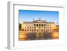 General Post Office Building at Dusk, Dublin, County Dublin, Republic of Ireland, Europe-Chris Hepburn-Framed Photographic Print