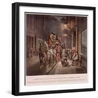 General Post Office, Lombard Street, London, 1827-Charles Hunt-Framed Giclee Print
