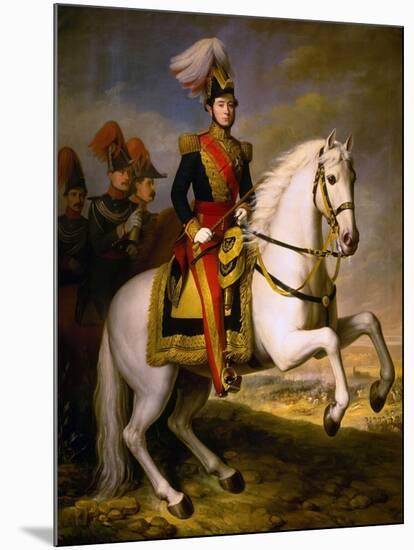 General Prim, 19th Century, Spanish School-Antonio Maria Esquivel-Mounted Giclee Print