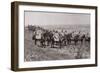 General Radko Dimitriev and His Chiefs of Staff Observing the Battle of Luleburgaz-null-Framed Giclee Print