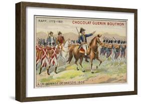 General Rapp at the Defence of Danzig, 1808-null-Framed Giclee Print