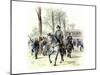 General Robert E. Lee Leaving the McLean House after the Confederate Surrender at Appomattox-null-Mounted Giclee Print