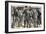 General Robert E. Lee's Farewell to His Soldiers after the Surrender at Appomattox, c.1865-null-Framed Giclee Print