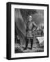 General Robert E. Lee Standing in a Confederate Army Camp-Stocktrek Images-Framed Art Print