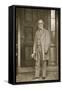 General Robert E. Lee Standing Outside His House in Richmond, April 1865-Mathew Brady-Framed Stretched Canvas