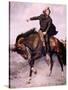 General Sam Houston at the Battle of San Jacinto in 1936, Painting by S. Seymour Thomas-null-Stretched Canvas