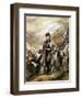 General San Martin Passing Andes with His Army-null-Framed Giclee Print