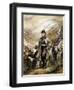 General San Martin Passing Andes with His Army-null-Framed Giclee Print