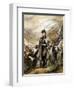 General San Martin Passing Andes with His Army-null-Framed Giclee Print