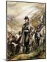 General San Martin Passing Andes with His Army-null-Mounted Giclee Print