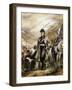 General San Martin Passing Andes with His Army-null-Framed Giclee Print