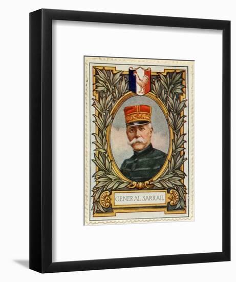 General Sarrail, Stamp-null-Framed Art Print