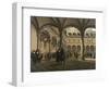 General Scene at the Amsterdam Stock Exchange-Jhiob Berckheyde-Framed Art Print