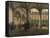 General Scene at the Amsterdam Stock Exchange-Jhiob Berckheyde-Framed Stretched Canvas