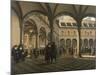 General Scene at the Amsterdam Stock Exchange-Jhiob Berckheyde-Mounted Art Print