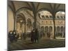 General Scene at the Amsterdam Stock Exchange-Jhiob Berckheyde-Mounted Art Print