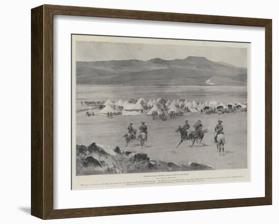 General Schalk Burger's Laager North of Ladysmith-Charles Auguste Loye-Framed Giclee Print