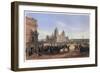 General Scott's Entrance into Mexico City, from the War between the United States and Mexico, Pub.-Carl Nebel-Framed Giclee Print