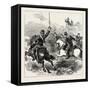 General Sheridan at Cedar Creek, American Civil War, USA, 1870S-null-Framed Stretched Canvas