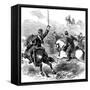 General Sheridan at Cedar Creek, Virginia, American Civil War, 1864-null-Framed Stretched Canvas