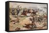 General Sheridan's Final Charge at Winchester, September 19th 1864-Henry Alexander Ogden-Framed Stretched Canvas