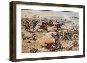 General Sheridan's Final Charge at Winchester, September 19th 1864-Henry Alexander Ogden-Framed Giclee Print